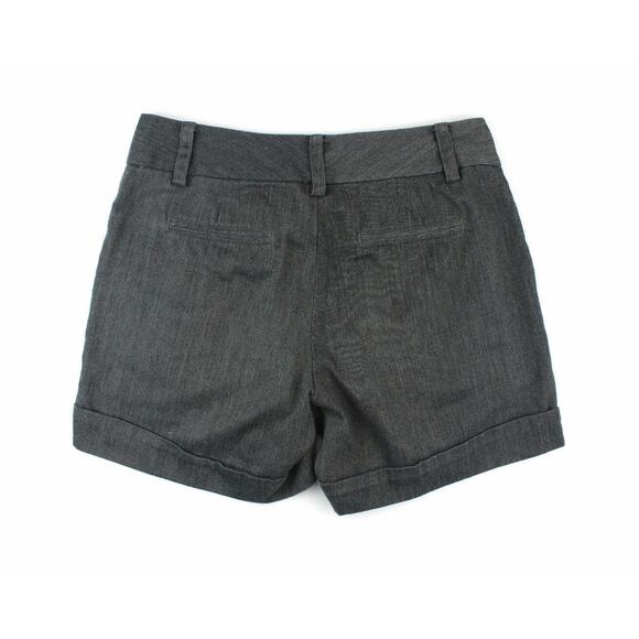 Gap Tweed Chino Shorts Sz 4 Cuffed Travel Casual Modern Neutral - Picture 2 of 3